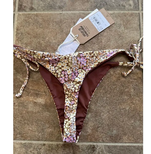Billabong Ready For The Sun Tie Side Maya Bikini Bottoms Size Medium - Image 7