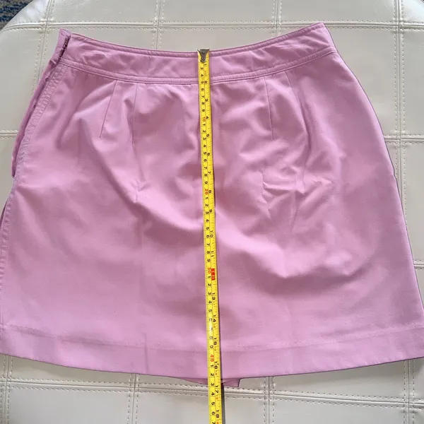 IZOD Golf Skort‎ Women 6 Pink Athletic Tennis Skirt Side Zip Button Golfcore - Image 7