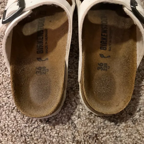Birkenstock White Sandals - Image 3