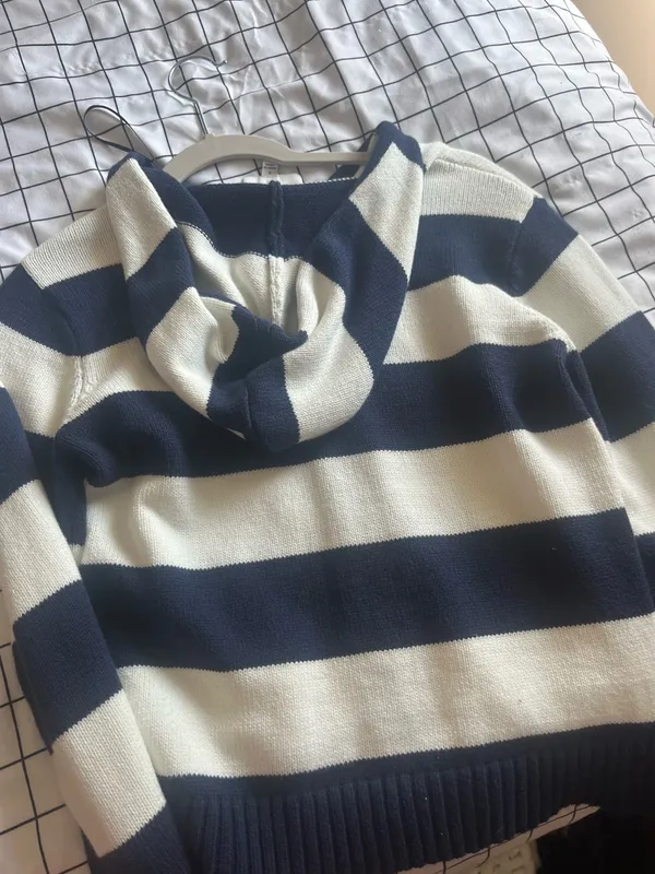Pink Rose Striped zip up - Image 3