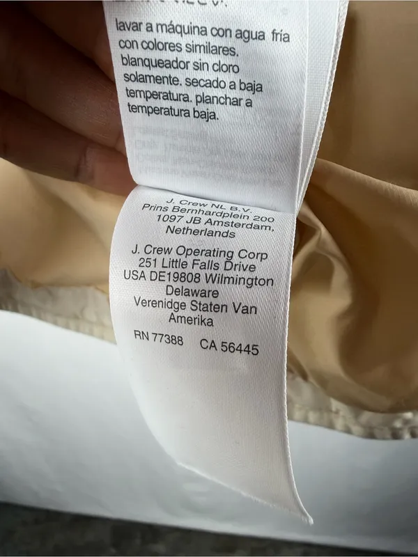 J. Crew Quilted Lightweight Lady Jacket‎ in Cream Size 4 - Image 13
