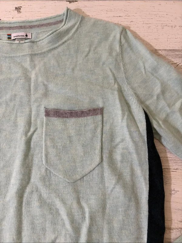 Smartwool Mint Green Shadow Pine Pocket Sweater merino wool - Image 2
