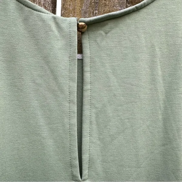 Matilda Jane Resting Day Sage Green Knit Jumpsuit XS - Image 10