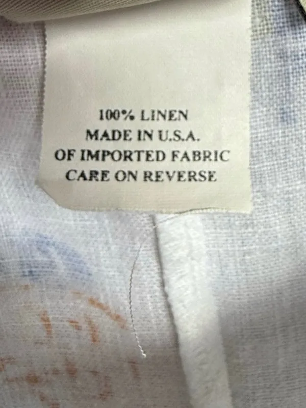 Lantana 100% Linen Short Sleeve Top Sz M - Image 5