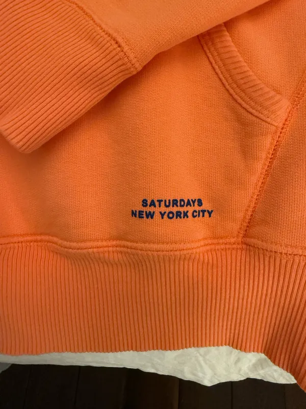 Saturday’s hoodie Orange Size M - Image 2