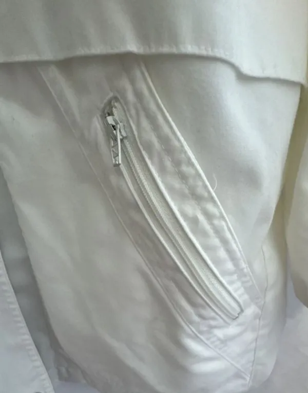 London Fog Limited Edition Jacket Size S Reg White Hooded Anorak - Image 3