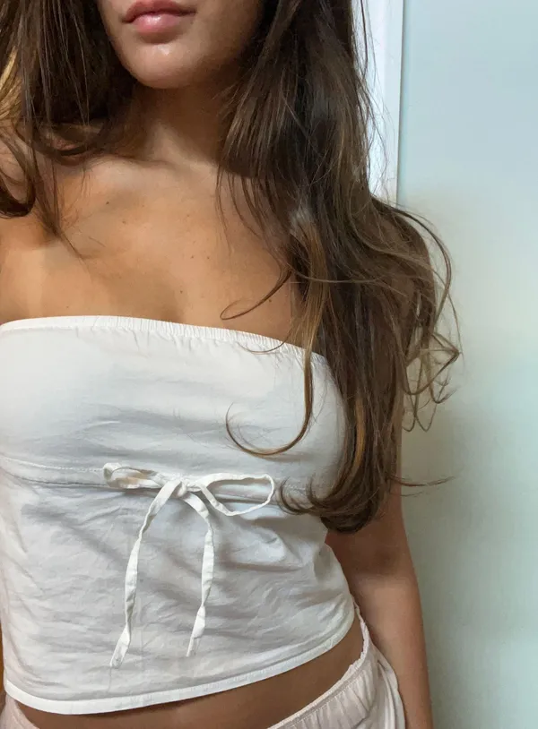 Edikted Linen Tube Top - Image 2