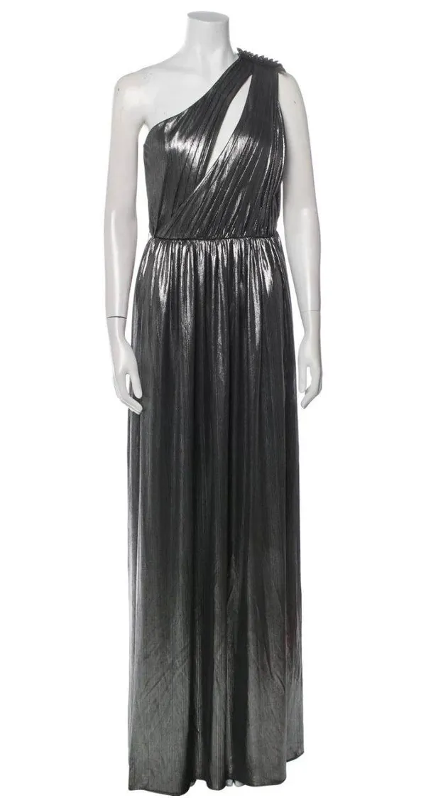 Retrofête Andrea Gunmetal Gown - Image 6