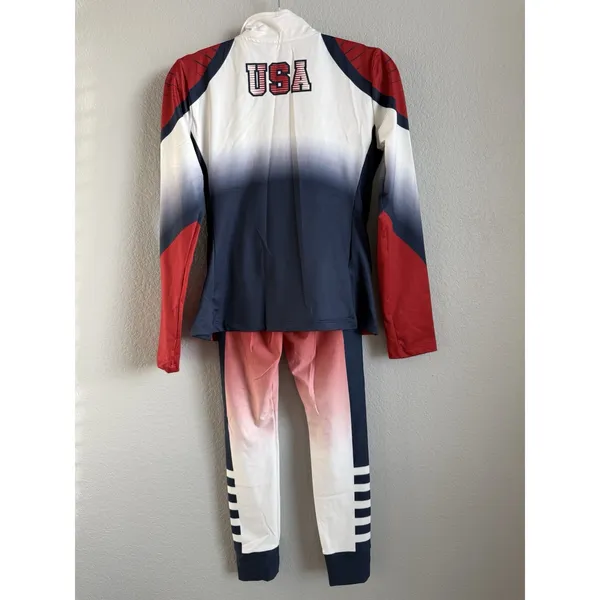 Champion Team USA 2020 Tokyo Olympics Women's Track Suit Set Jacket Leggings‎ XS - Image 7