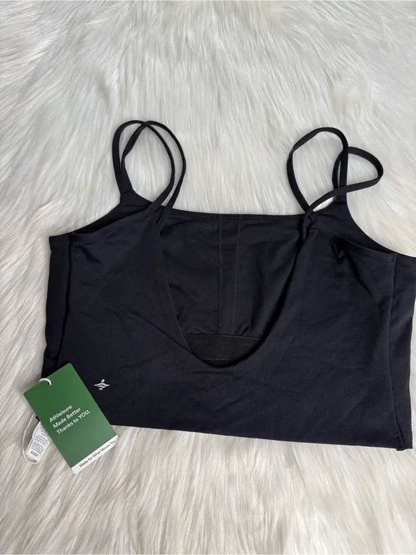 Halara Black Cami Strap Sports Bra NWT L - Image 2