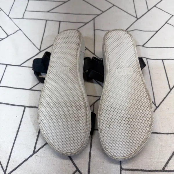 MIA Platform Sandals Size 10 Black Ankle Strap Flatform Sporty Summer Shoes‎ - Image 10