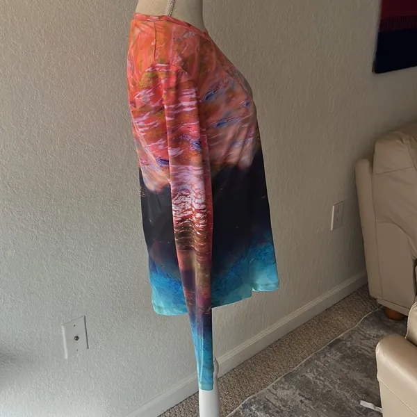 SILVER BAIT Colorful Long Sleeve Top - Image 3