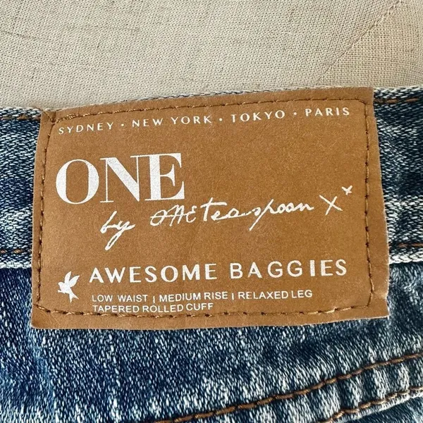 One Teaspoon Awesome Baggies low waist medium rise distressed jeans - Image 10