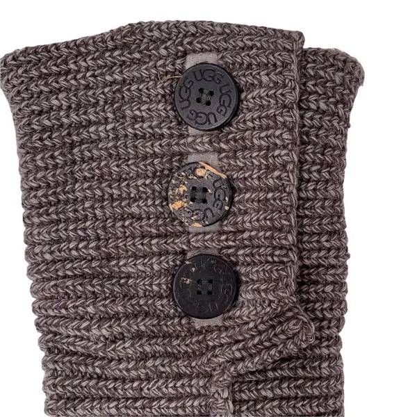 UGG Classic Cardy Knit Boots Gray Women’s Size 6 - Image 6