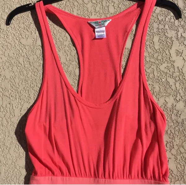 Hard Tail Racer Back Pink Dress size Medium Beach Summer Bodycon - Image 2
