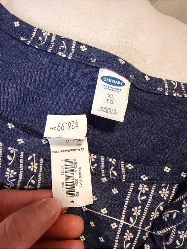 NWT Blue Old Navy Casual Dress - Image 3