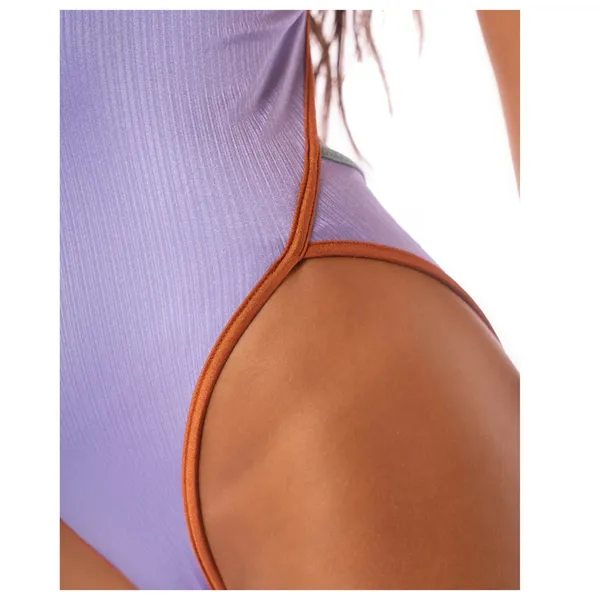Maaji Lavander Wisteria Mae Reversible One-Piece Swimsuit Size Small - Image 4