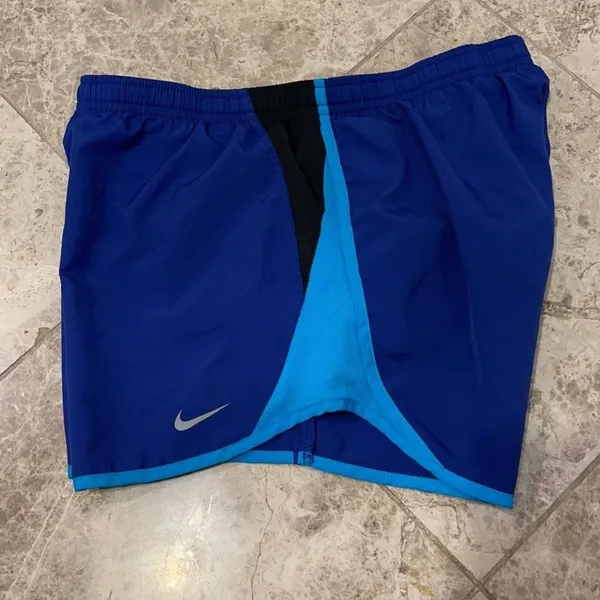 Nike Dri-Fit Tempo Running Shorts Small Blue - Image 3