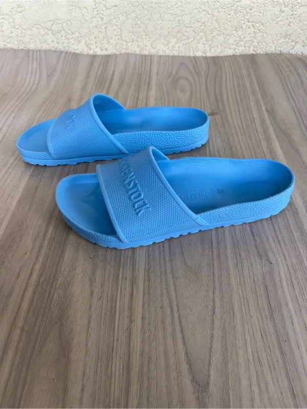 Birkenstock EVA Slide Sandals in Sky Blue - Image 9