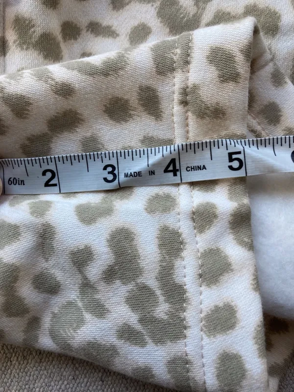 Leopard Print Sweat Shorts Original Use XL NWT - Image 11
