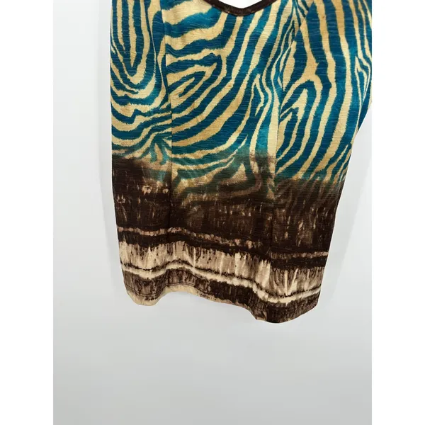 Papillon Blanc Womens Camisole Y2K Tank Size S Zebra‎ Dark Fairy Grunge Boho - Image 3