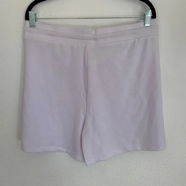 NWT Theo & Spence Lounge Pajama Shorts in White‎ - Image 3