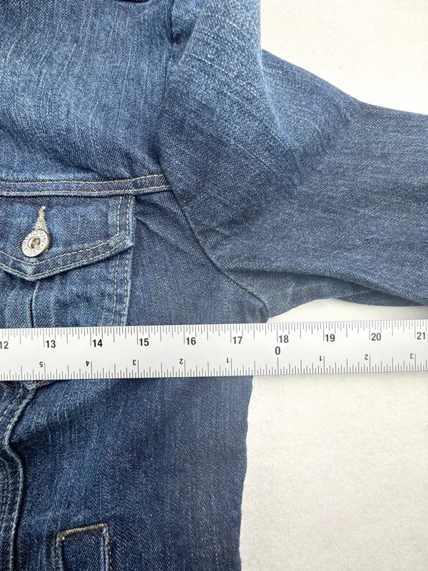 Tommy Hilfiger Dark Blue Denim‎ Button-Up Jacket - Image 7