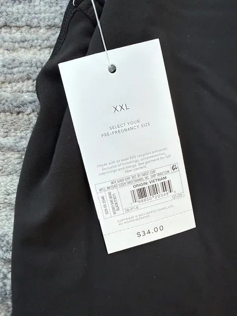 NWT Ingrid & Isabel Maternity Unitard Romper XXL - Image 5