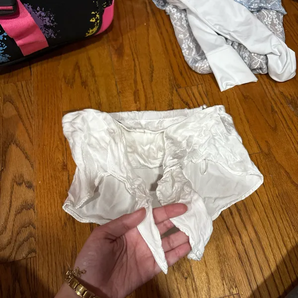 ZARA White Satin Top Tank - Image 2