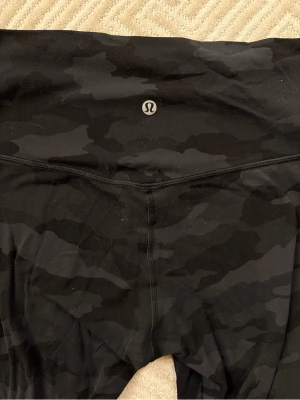 Lululemon Align Leggings Black Camo - Image 9
