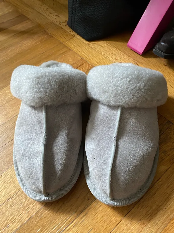 Grey Scuffette UGG Slippers  - Image 4
