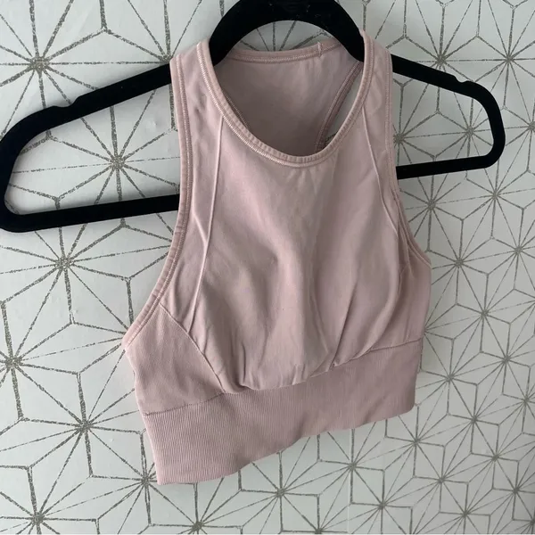 Lululemon Ebb to Train Bra *Medium Support, C/D Cup Porcelain Pink - Image 9