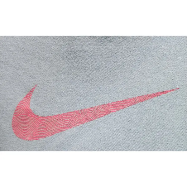 Nike Tee T Shirt Blue Pink Swoosh Logo Women's Size L‎ - Image 2