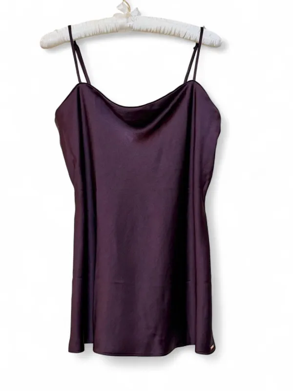 Victoria Secret Women’s Luxe Satin Tunic Cami Slip Sleepwear Top Size Large - Image 3