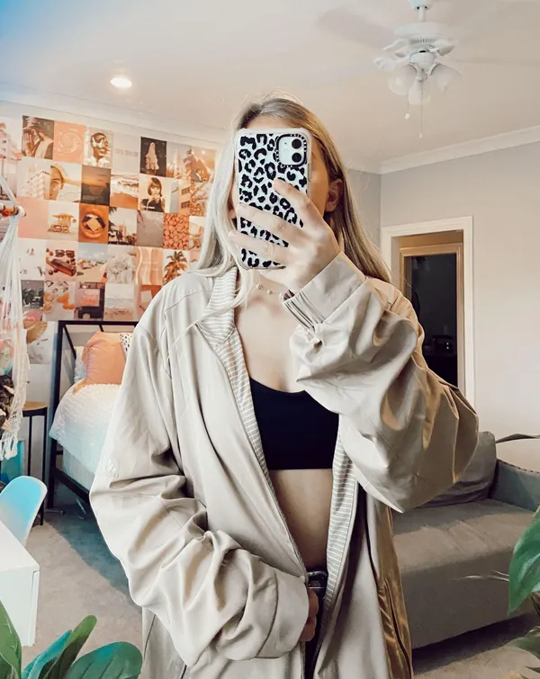 Nike tan  reversible jacket - Image 3