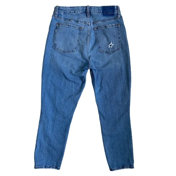 Abercrombie &‎ Fitch Curve Love High Rise Skinny Distressed Jeans Blue 29/8S - Image 4