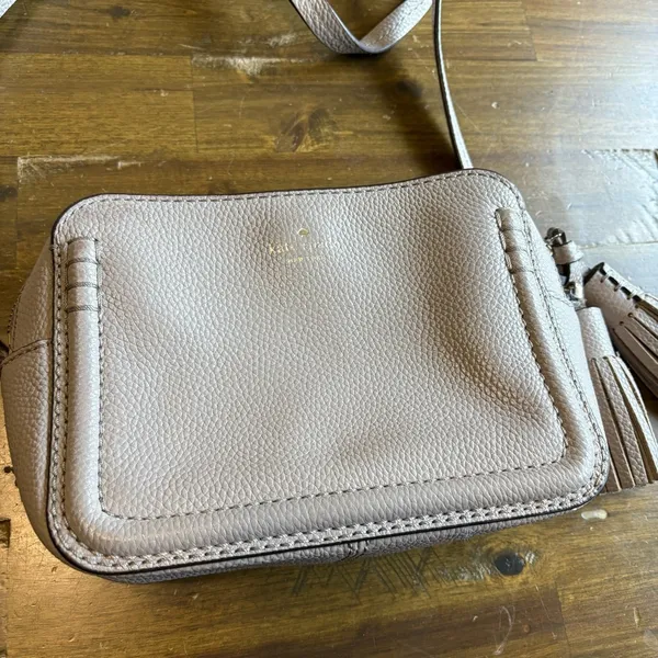Kate Spade Orchard Street Arla Cityscape Gray Crossbody Tassel Travel Classic - Image 3
