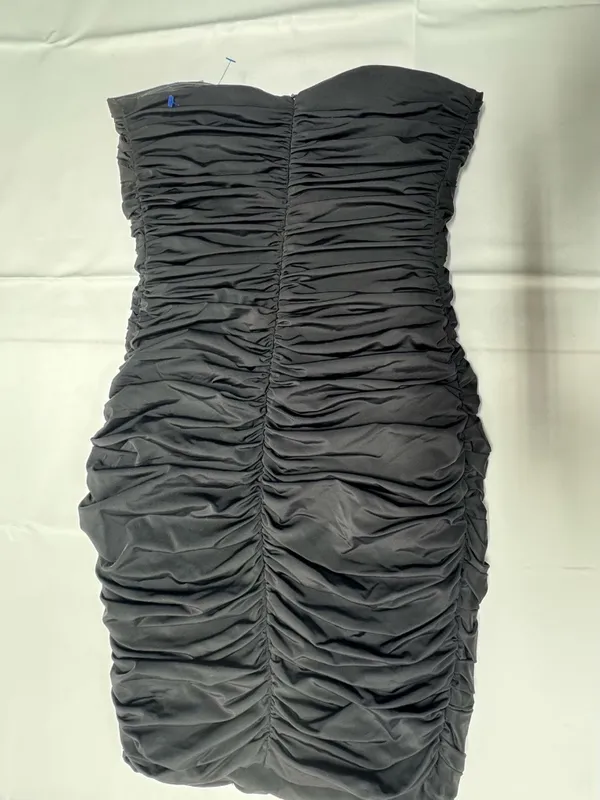Olga & Maya Black Strapless‎ Ruched Mini Dress - Size S - NEW Without Tags. - Image 4