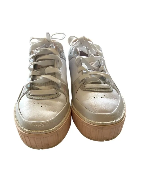 Puma Cali Sport Mix Platform Sneakers Gray Size 8.5 Spring Beach Neutral Coastal - Image 5