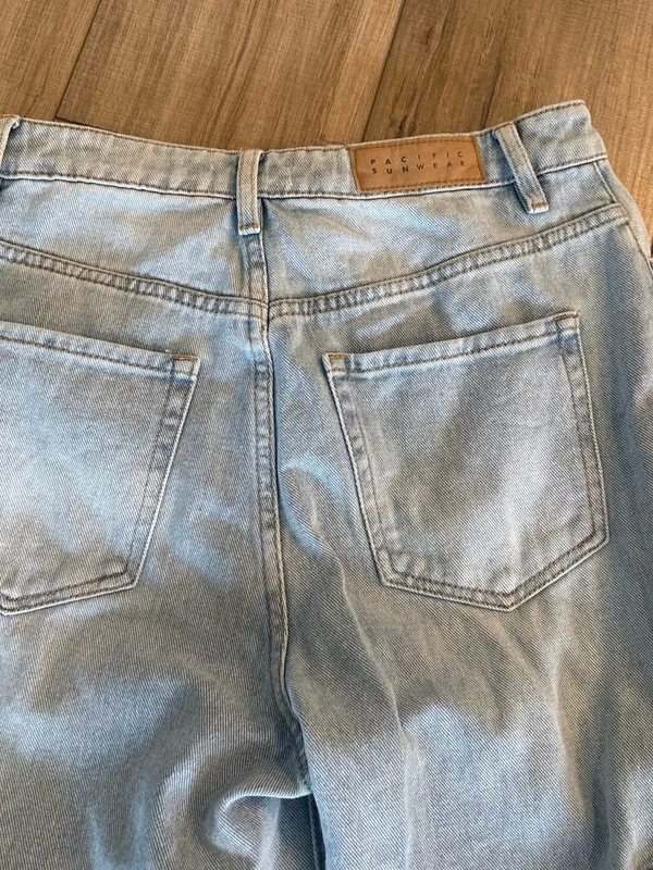 PacSun 90s boyfriend size 27 light wash cargo jeans - Image 5