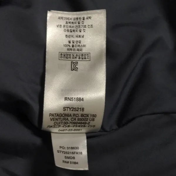 Patagonia Womens Los Gatos Fleece Vest Blue Full Zip Pockets Mock Neck S - Image 10
