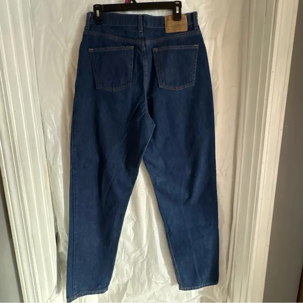 Vintage Abercrombie And Fitch Jeans Womens‎ Sz 12 Cotton Made In USA Blue 90s - Image 2