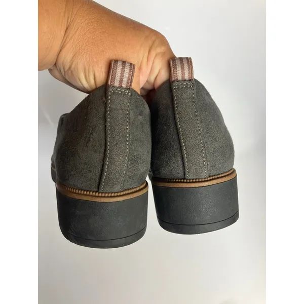 Dr. Scholl's Glisten Loafers Womens 10 Grey Excellent‎ Slip On Be Free Comfort - Image 6