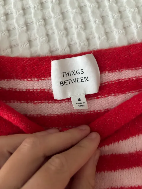 Striped Button Up Sweater - Image 2
