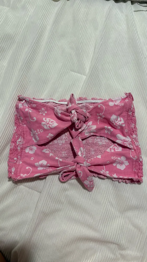 Tillys Tube Top Pink - Image 2