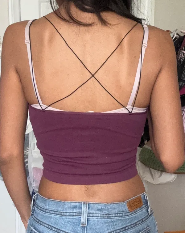 Crop Top Purple Size XS - Image 2