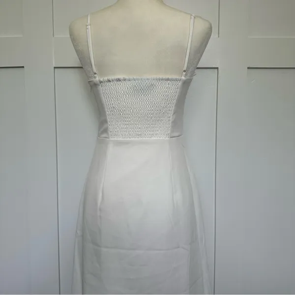 French Connection White Corset Dress - Image 8