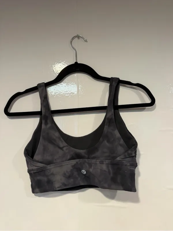Lululemon Align reversible Grey Tie-Dye Bralette Crop Top - Image 3