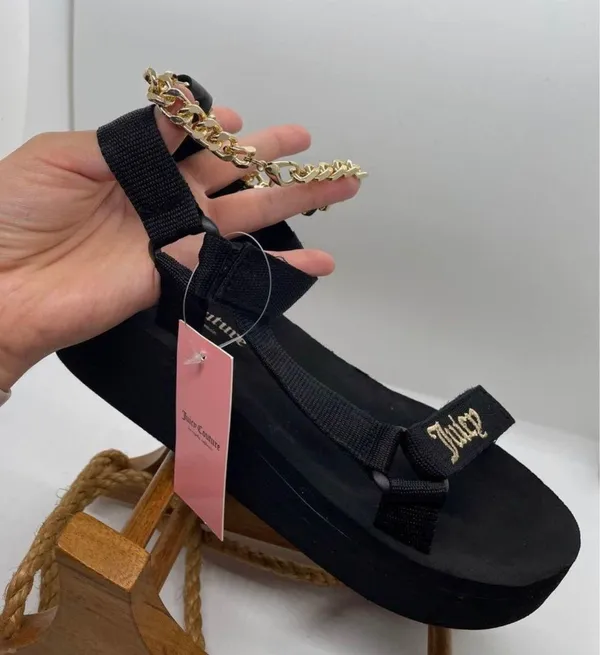 Eleyna Chain Platform Sandals - Image 8