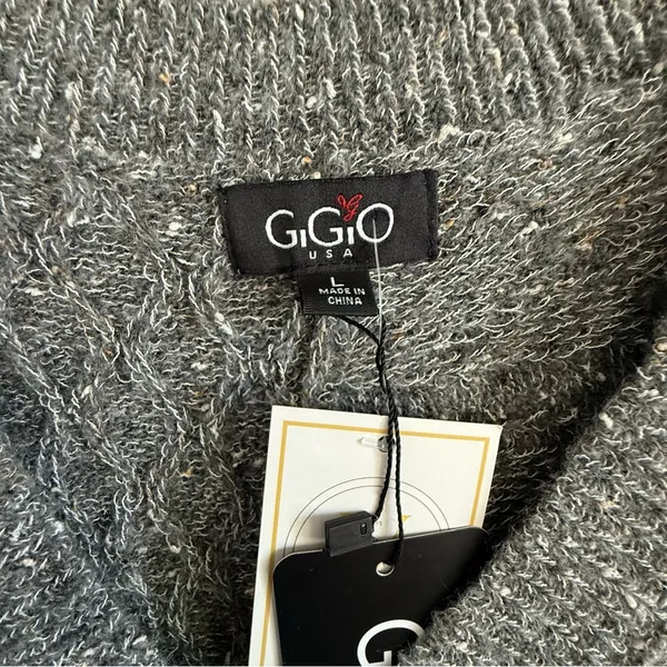 Gigio Knit‎ Sweater Vest Tunic Size Large NWT - Image 3